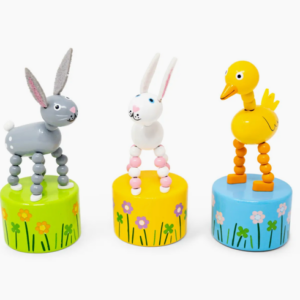 Duck and Bunny Push Puppet