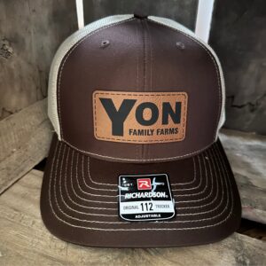 Leather Patch Yon Family Farms Hat