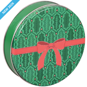 Holly & Ribbons Small Pecan Sampler Tin
